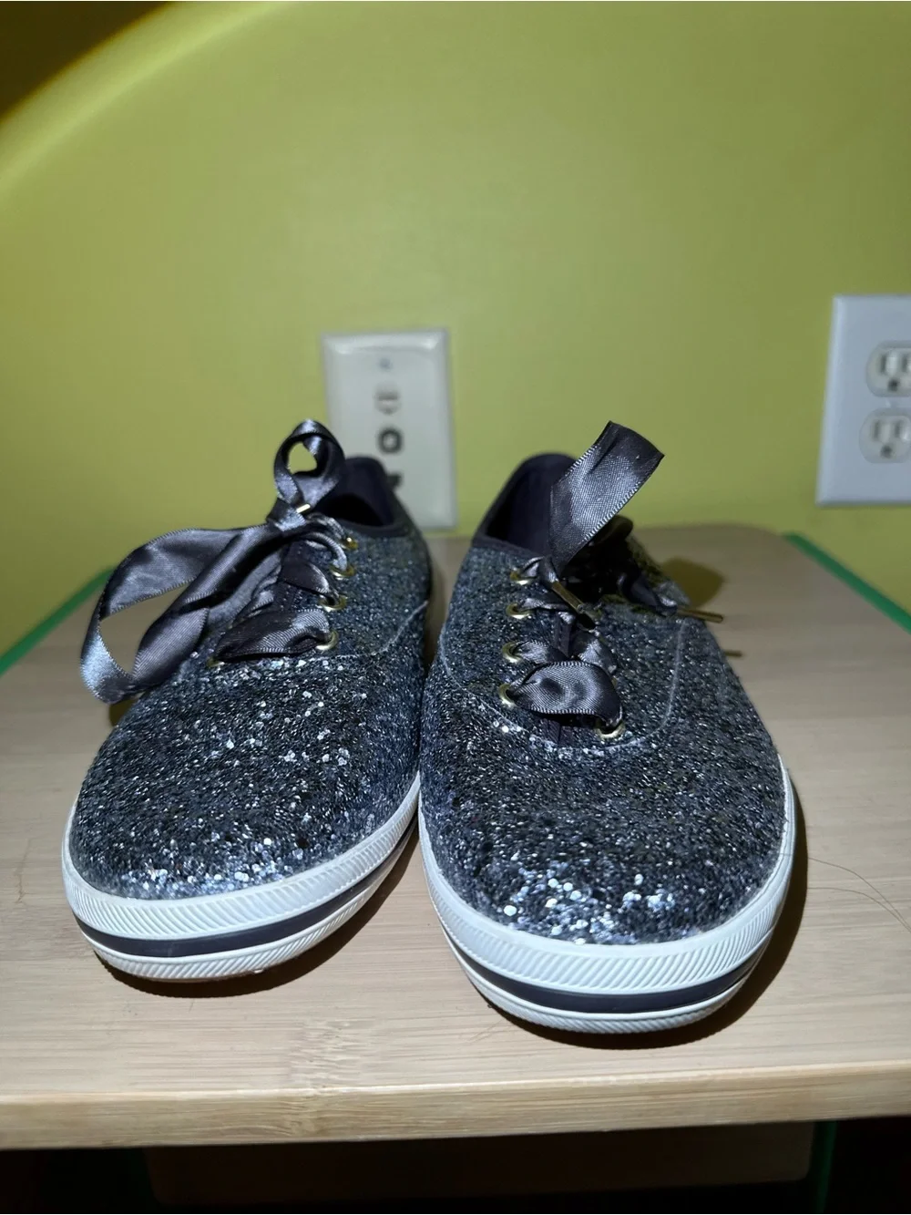 Kate Spade Glitter Keds Blue
